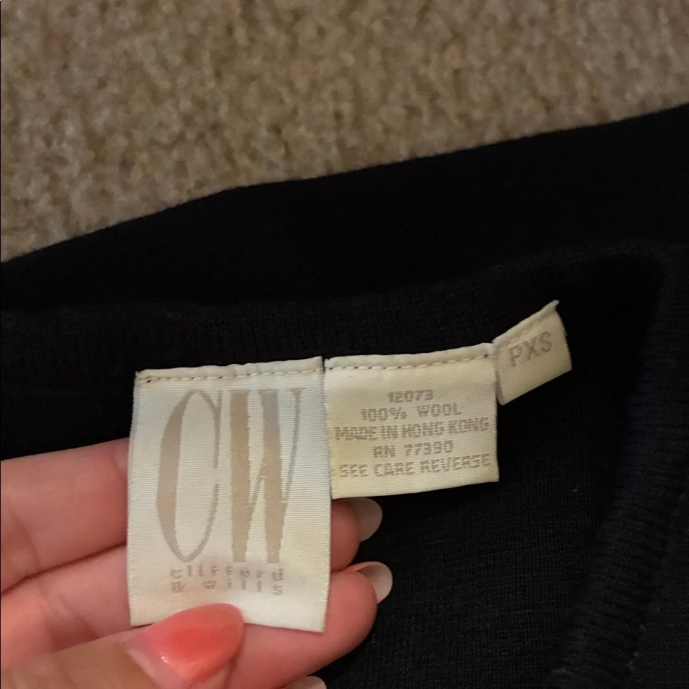 Vintage Clifford & Wills Wool Button Up Dress
